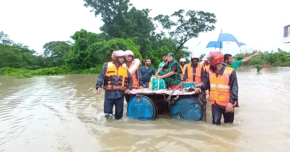 Feni flood situation getting better after pause in rainfall