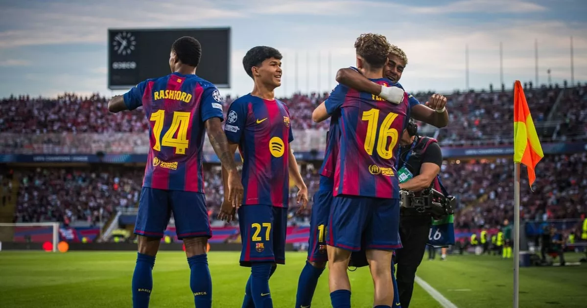 Fermin scores hat-trick, but Barcelona’s thumping win overshadowed by controversial red-card decision