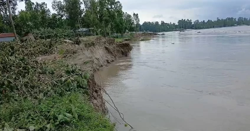 Rising river water triggers massive erosion at 33 points in Kurigram
