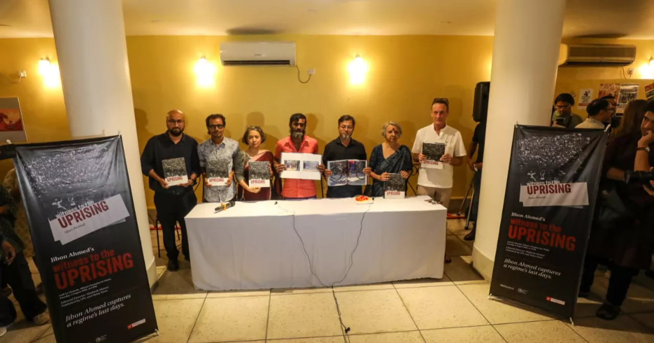 Jibon Ahmed's photographic publication ‘Witness to the Uprising’ launched at AFD