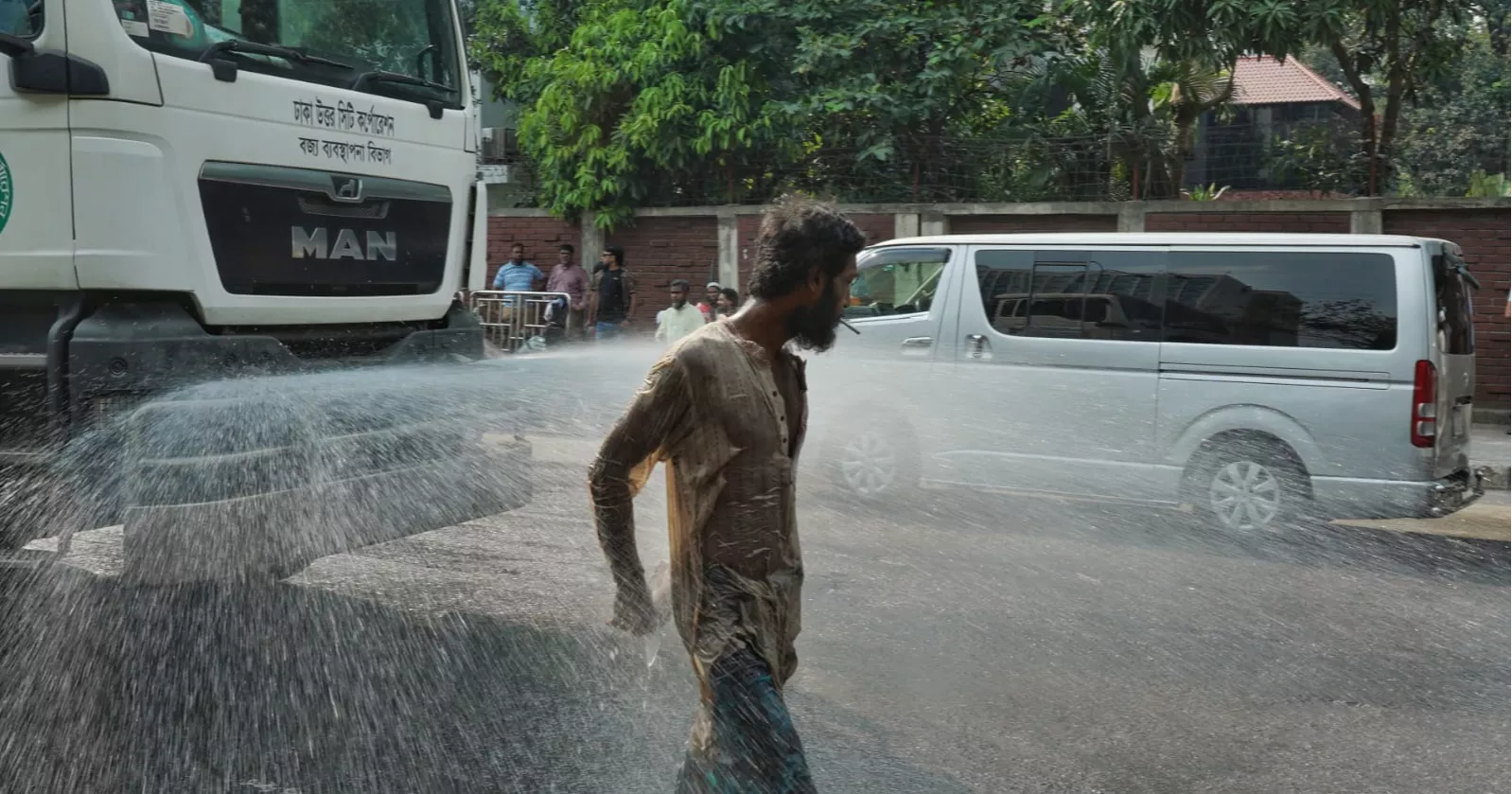 DNCC rejects allegations of bias over water spraying at NCP's AL ban rally