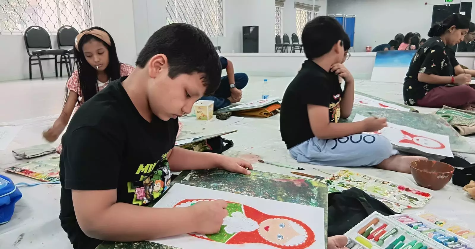 Matryoshka doll master class at Dhaka's Russian House