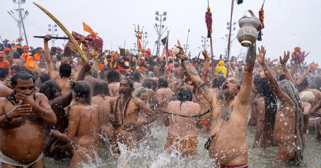 Millions of pilgrims, ascetics take holy dips at India’s Maha Kumbh festival