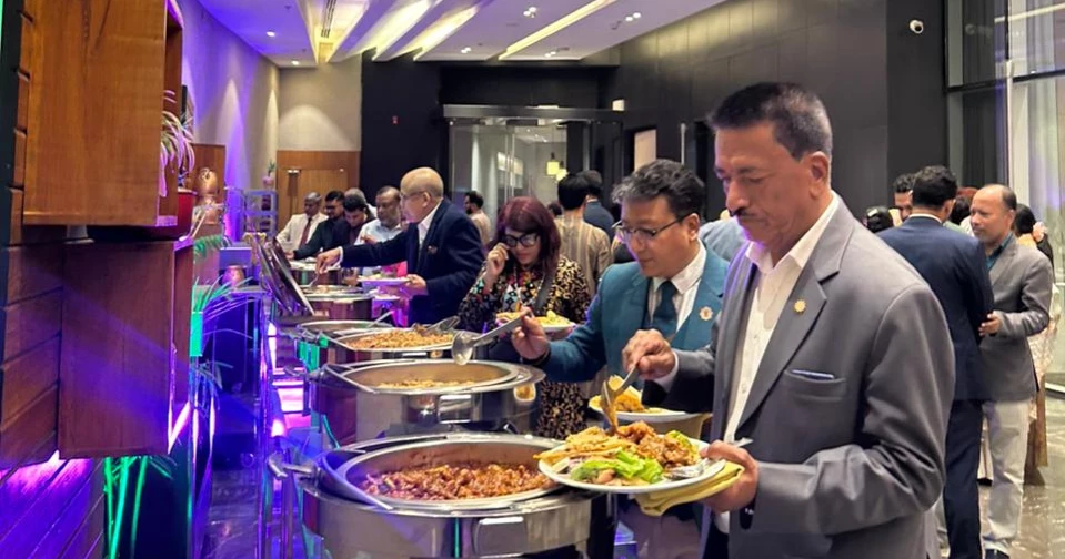 Bangladesh Embassy in Kathmandu hosts networking dinner in honor of Nepali and Bangladeshi businessmen attending South Asia Trade Fair 2026