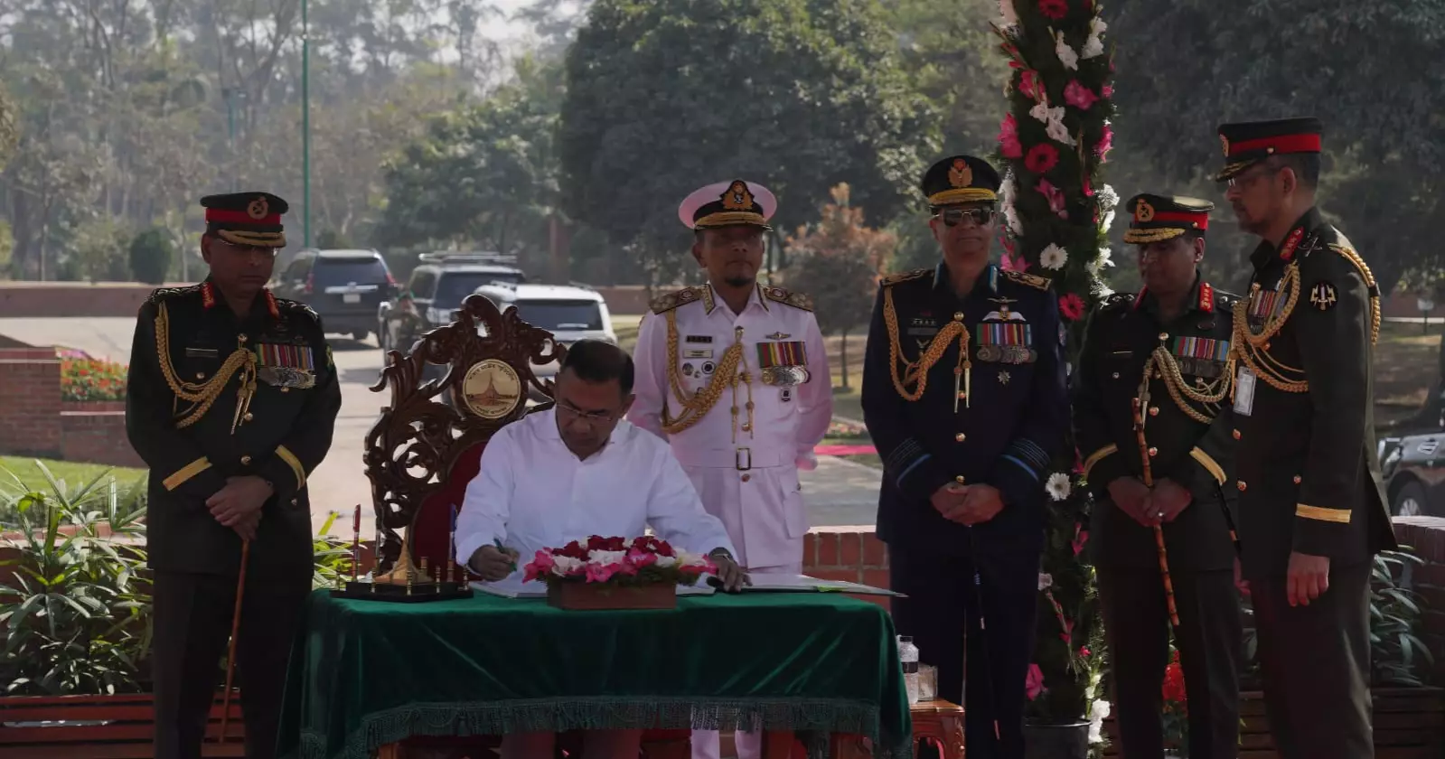 PM Tarique, new cabinet members pay homage to martyrs in Savar