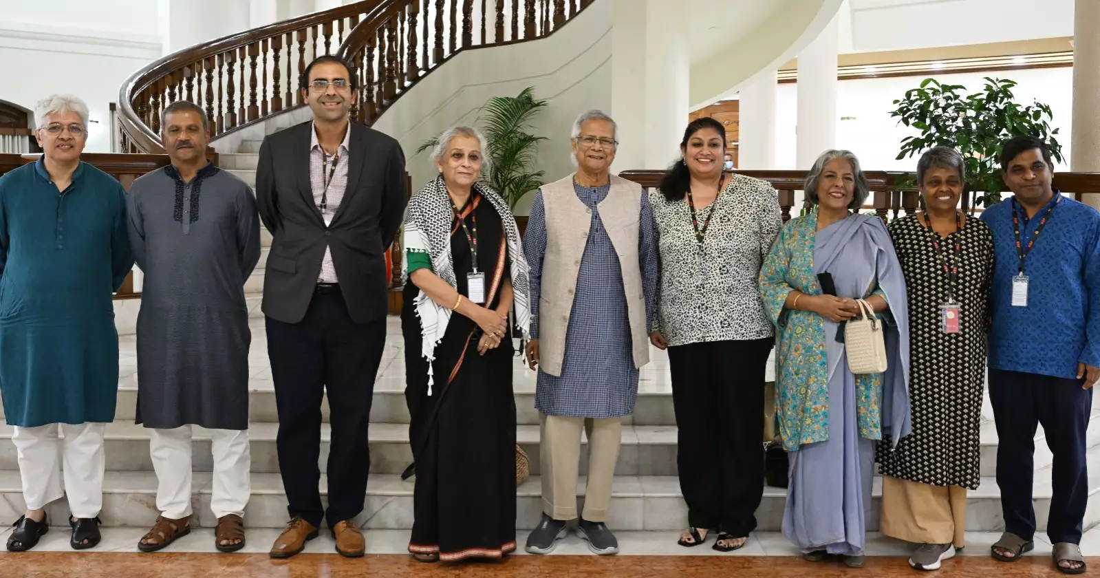 SAHR delegation discusses democratic transition, HR situation with Prof Yunus