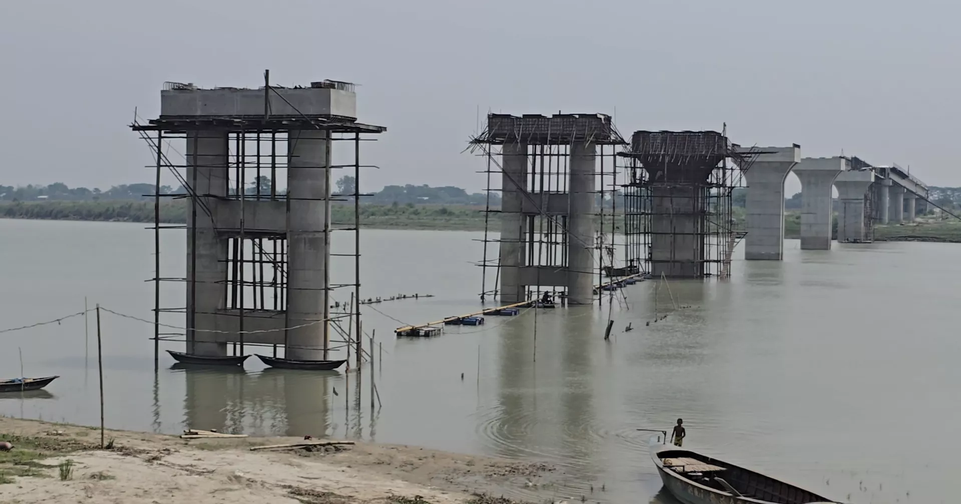 Delayed Dreams: 7 years on, Faridpur Bridge remains a broken promise