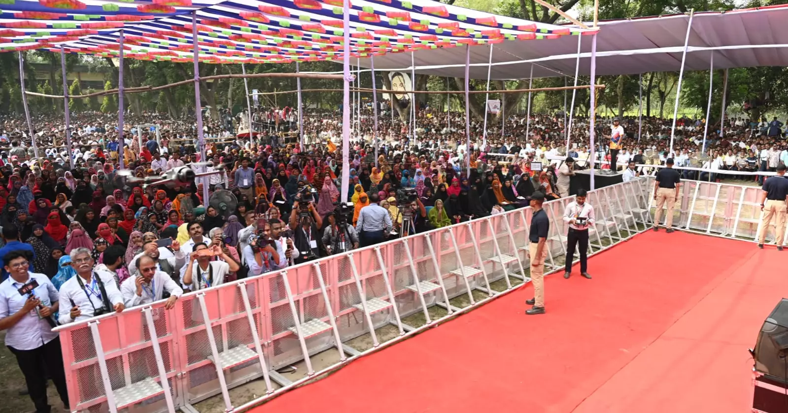 PM launches canal excavation, 2nd phase of ‘Family Card’ scheme in Bogura village