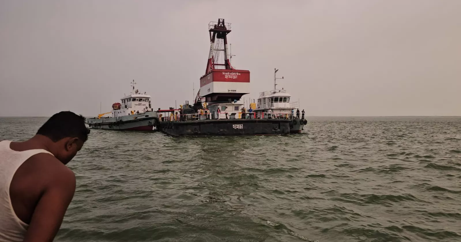 Bus with 40 passengers falls into Padma at Daulatdia Ghat; rescue underway