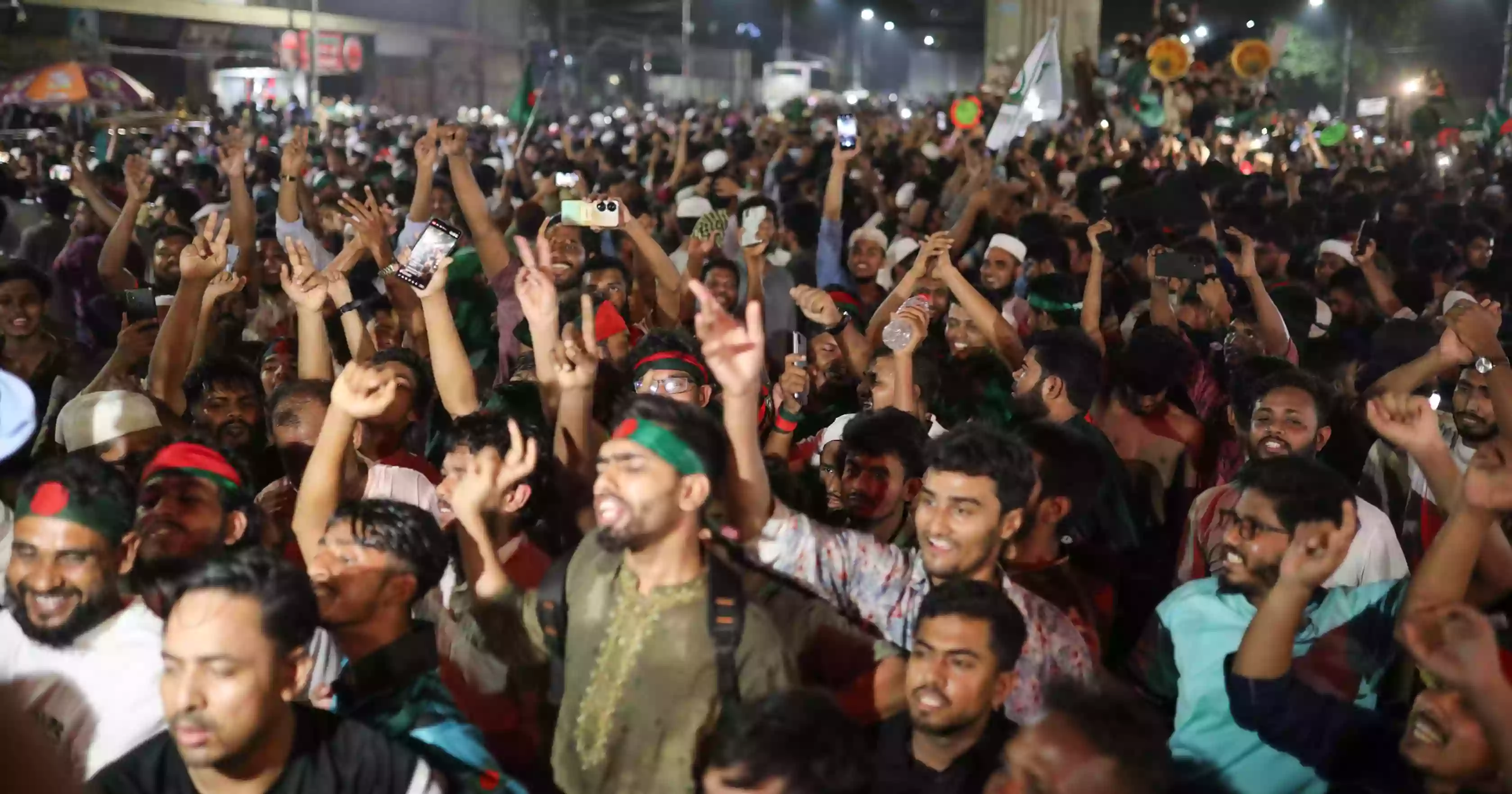 Protesters hold joyous processions following govt's decision regarding AL ban