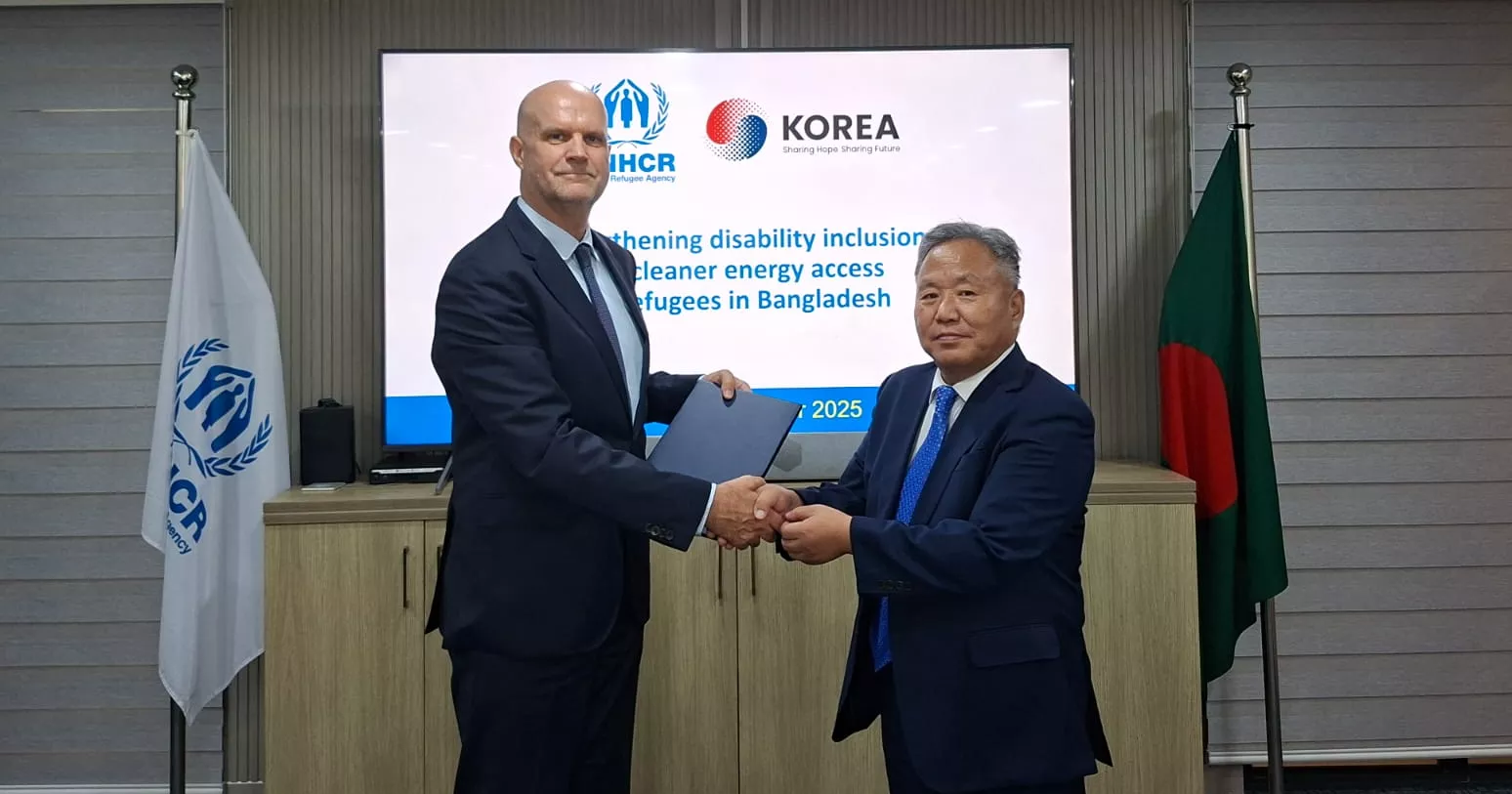 Korea reaffirms support to UNHCR for humanitarian assistance for Rohingyas in Bangladesh