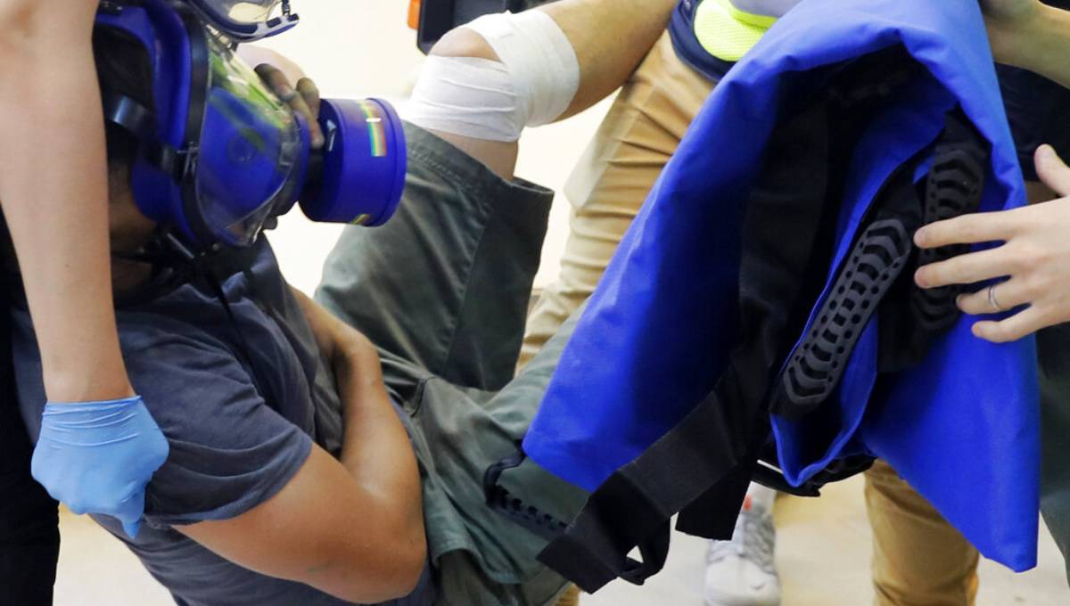 Hong Kong's undercover medics reveal hidden toll of protests