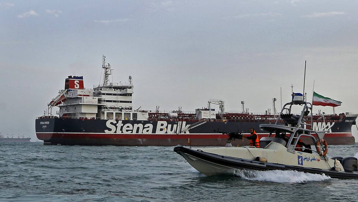 Swedish owner of oil tanker held by Iran: ship has not moved