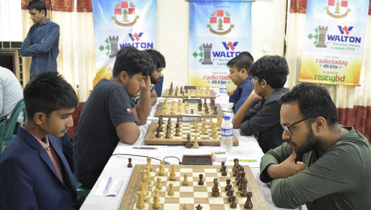 Leader Janata Bank closes to 1st div chess title
