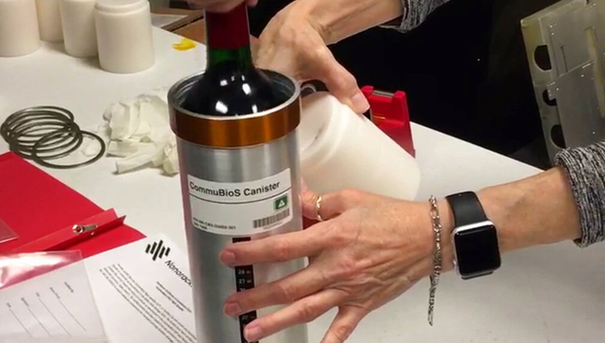 Wine cellar in space: 12 bottles arrive for year of aging