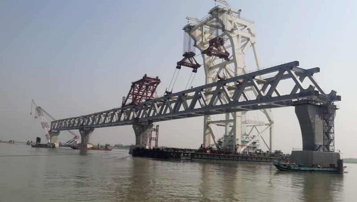 Padma Bridge’s 14th span to be installed Saturday