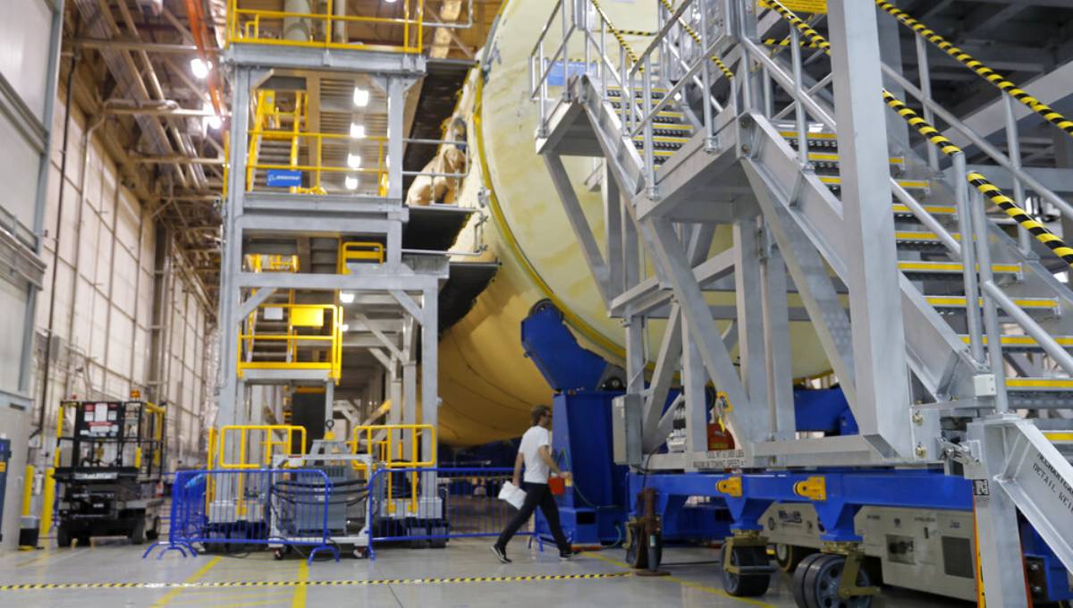 NASA: Intense work under way on rocket for future moonshots