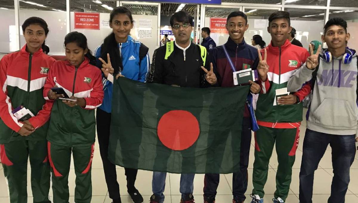 Asian U-14 Tennis: 3 Bangladeshi players advance to quarterfinals