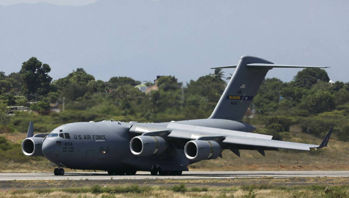 US military planes land near Venezuela border with aid