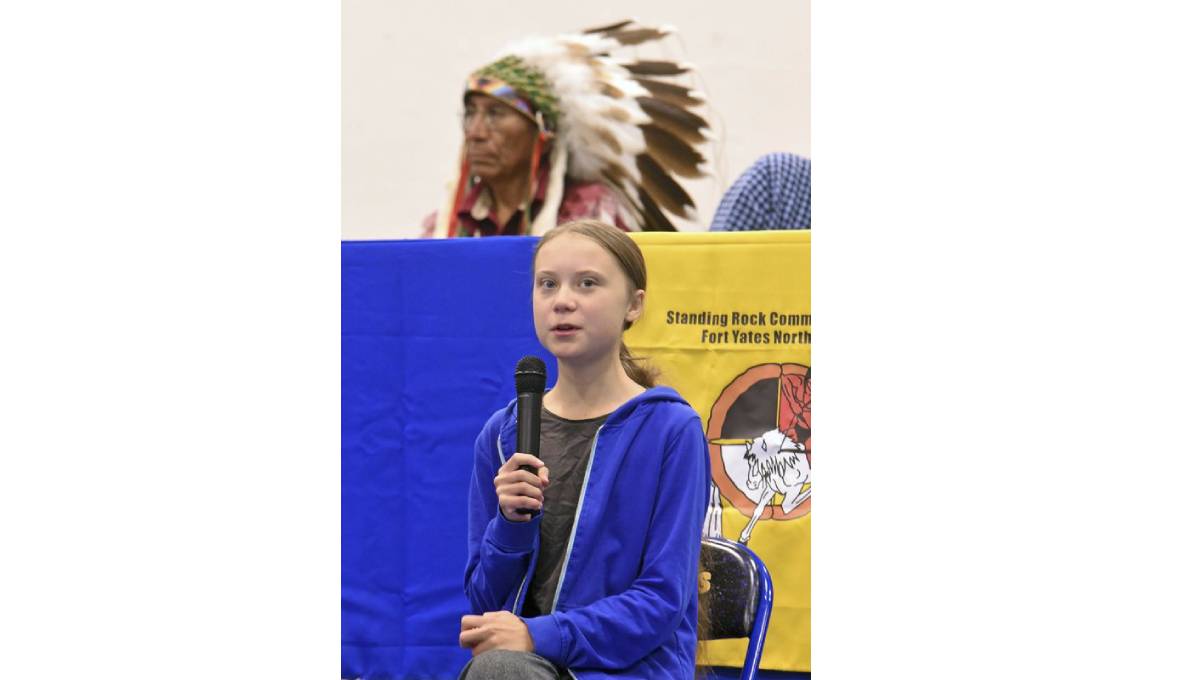 Swedish teen urges youth to demand climate change action