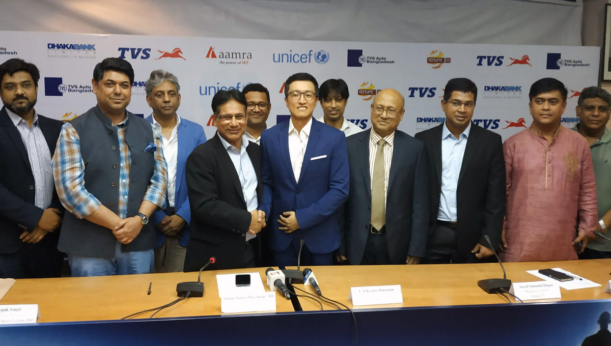 TVS becomes official sponsor of Bangladesh Football Team