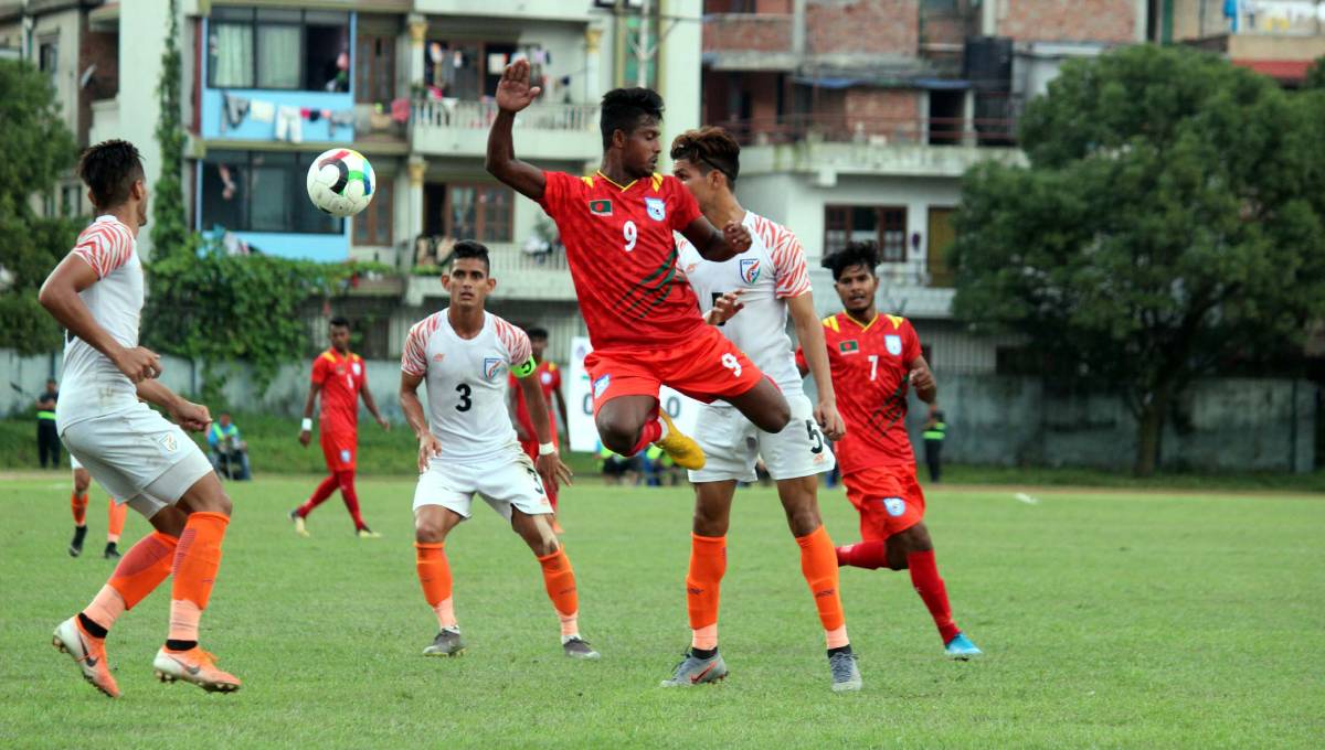 SAFF U-18: Bangladesh reach semifinal after playing goalless with India