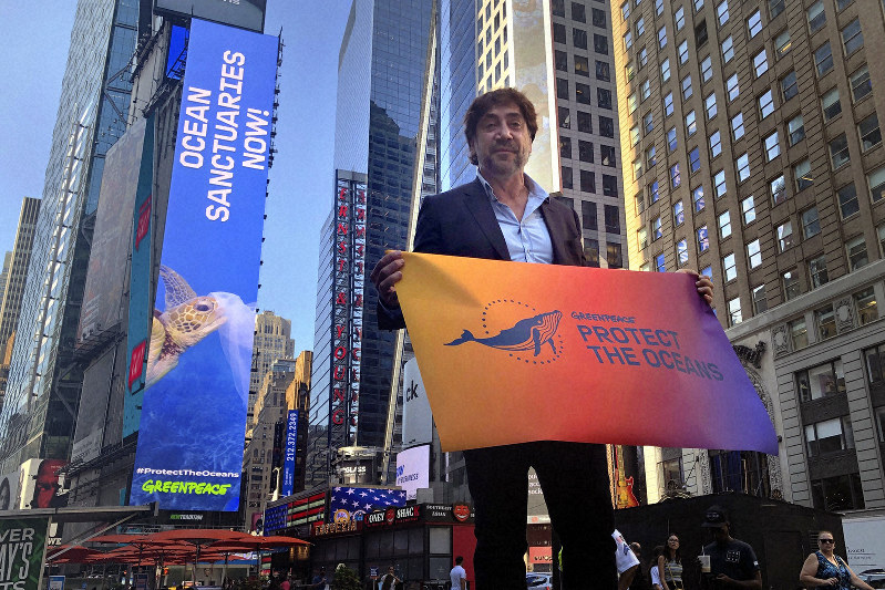 Actor Javier Bardem urges UN delegates to protect oceans