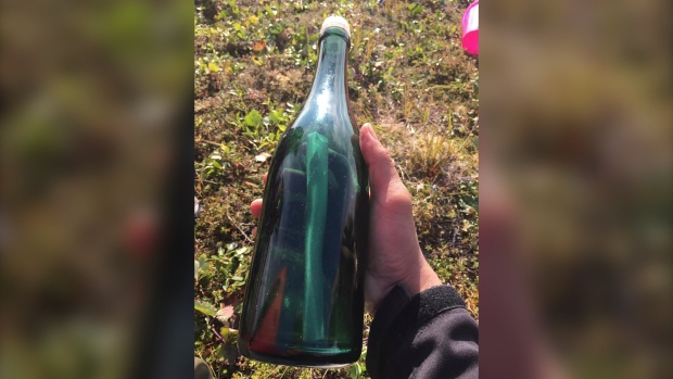 Alaska man discovers message in bottle from Russian Navy
