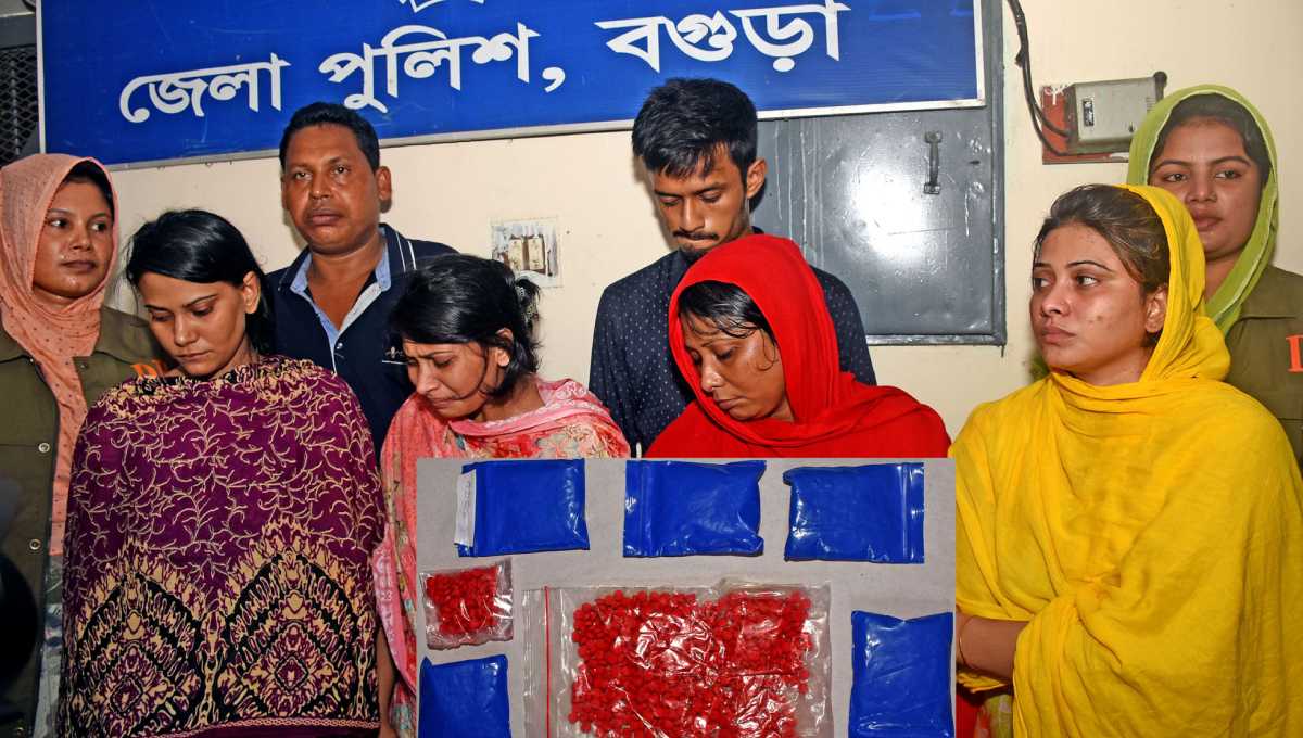 Couple, 4 others held with Yaba in Bogura  