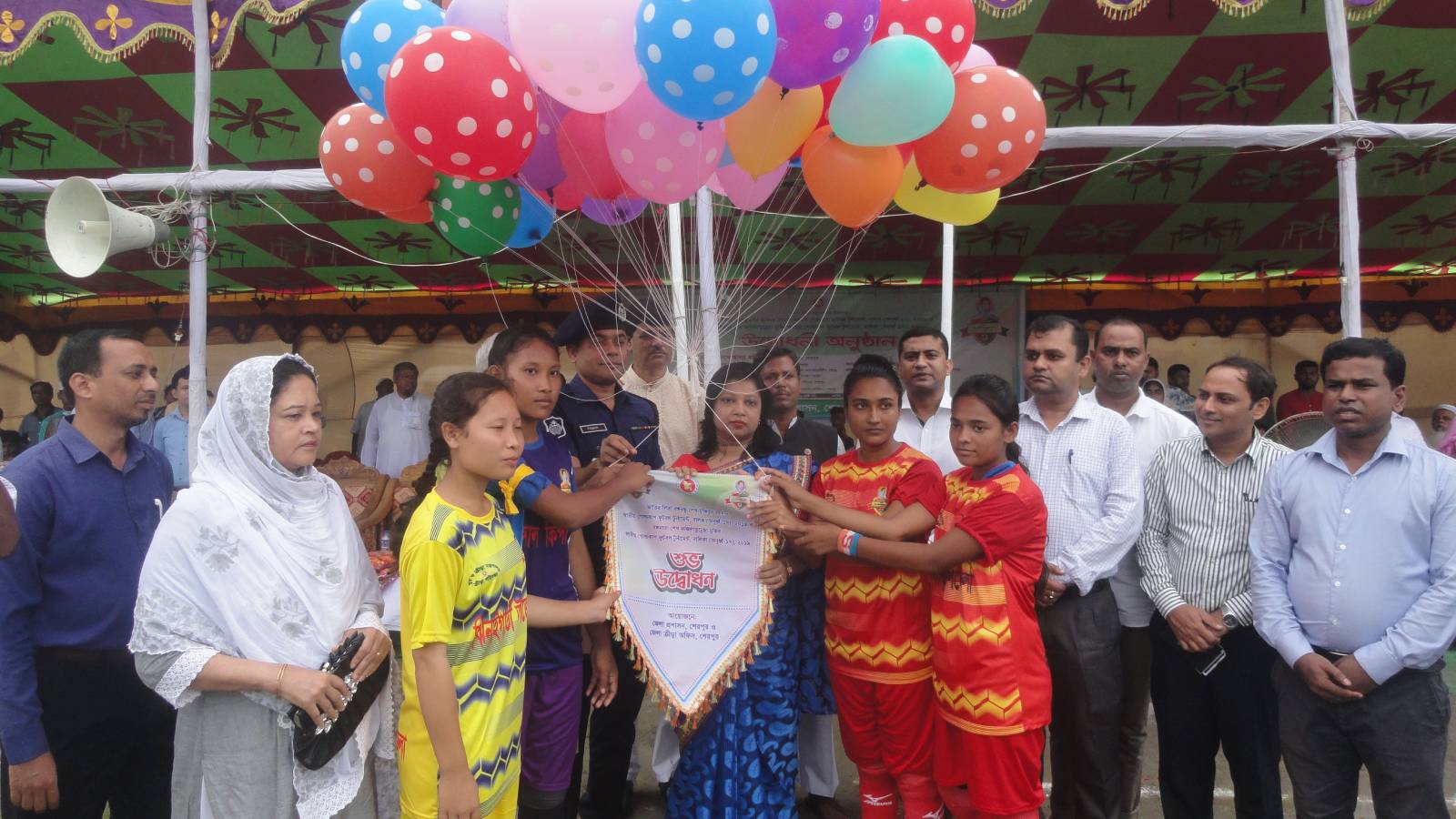 BB Gold Cup U-17 Football begins in Sherpur