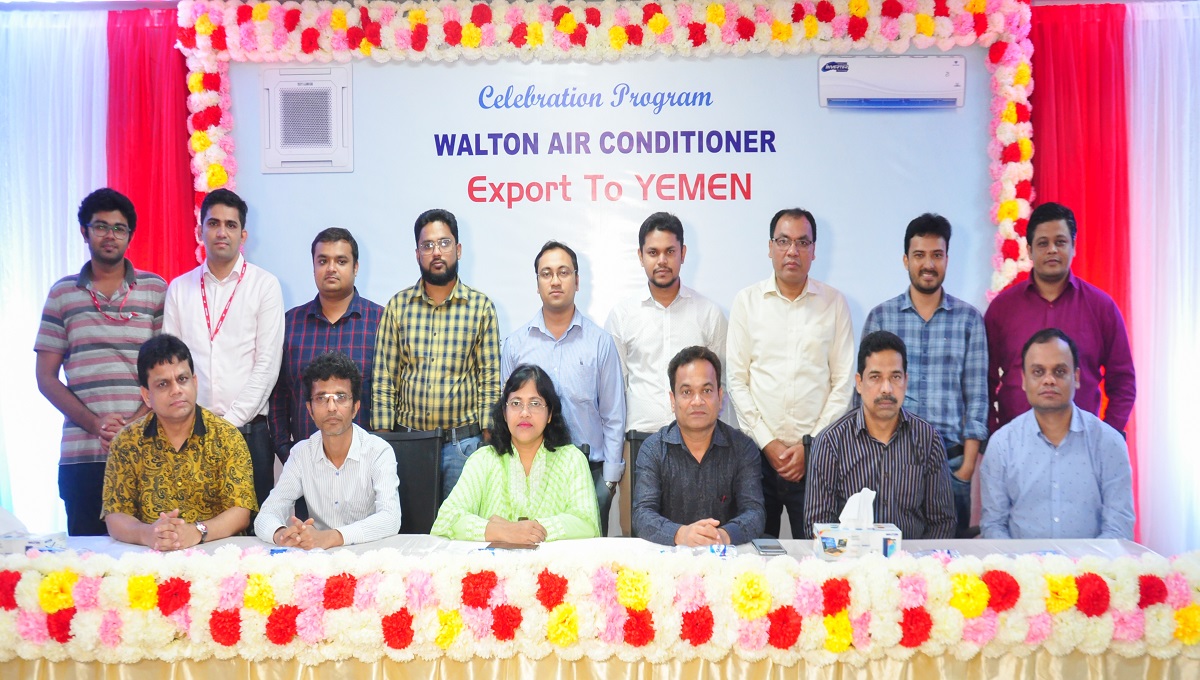 Walton exports ‘Made in Bangladesh’ labeled AC to Yemen