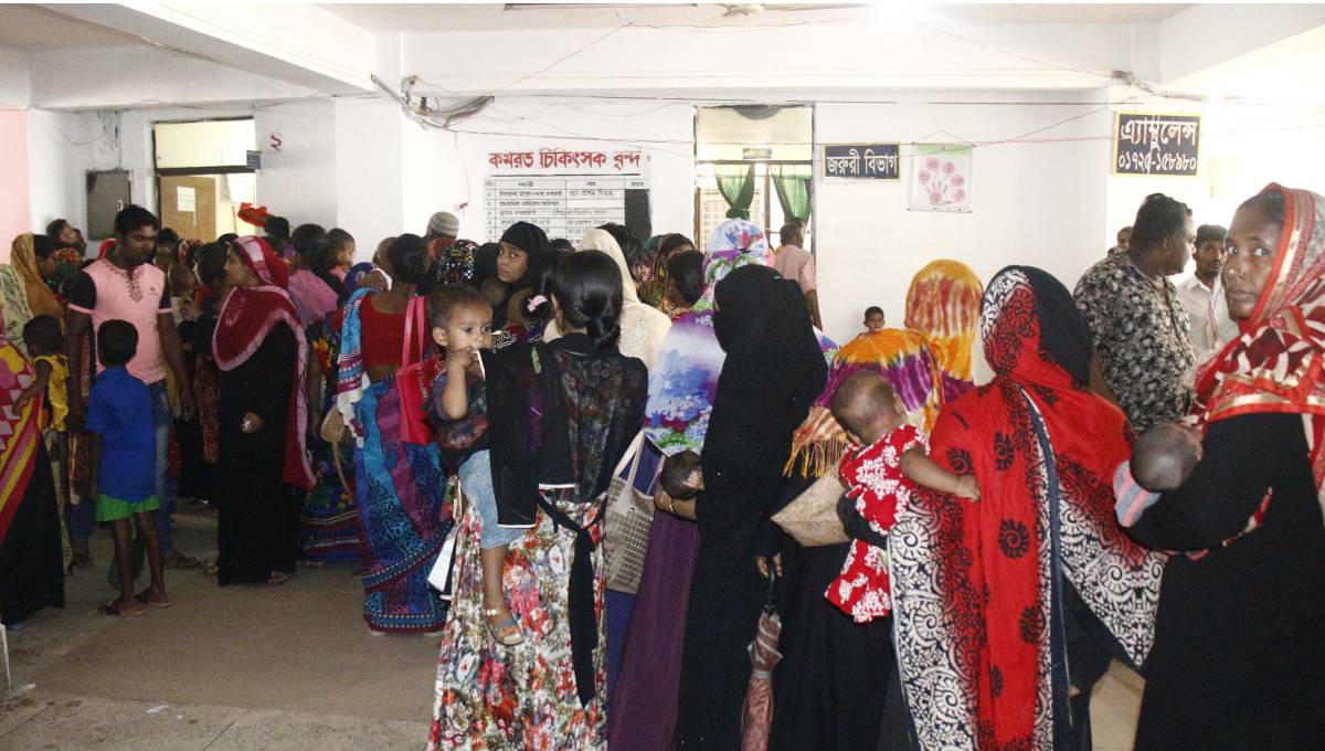 Only 3 doctors for 500,000 people!