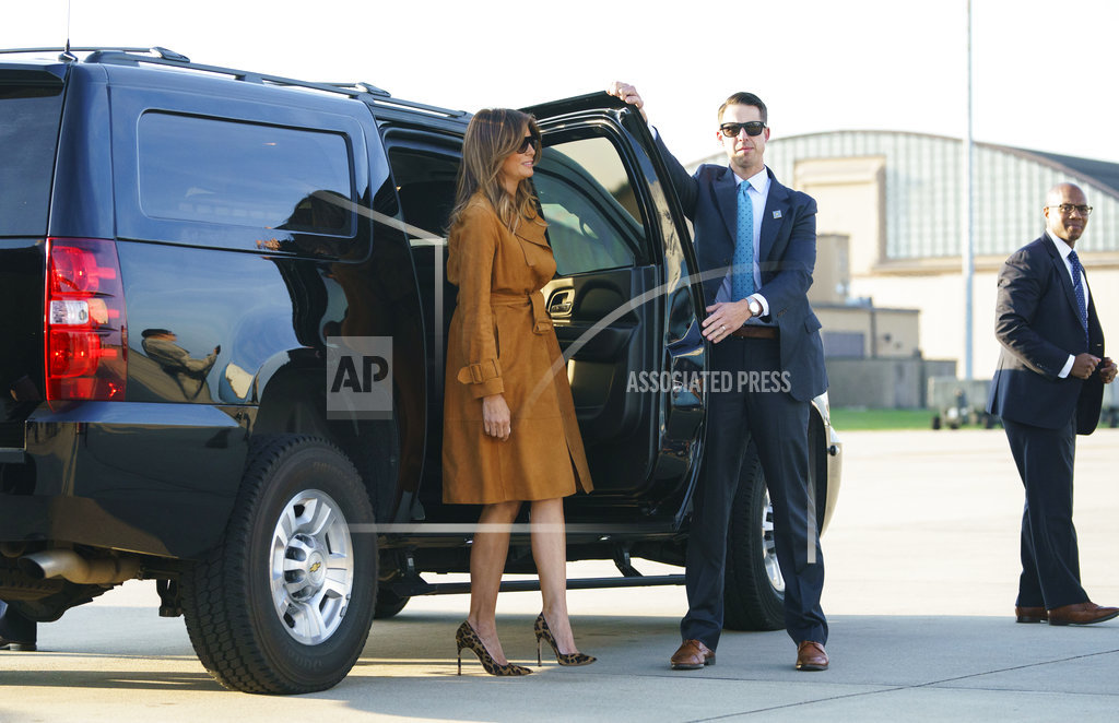 Melania Trump forges ahead as first lady with Africa trip