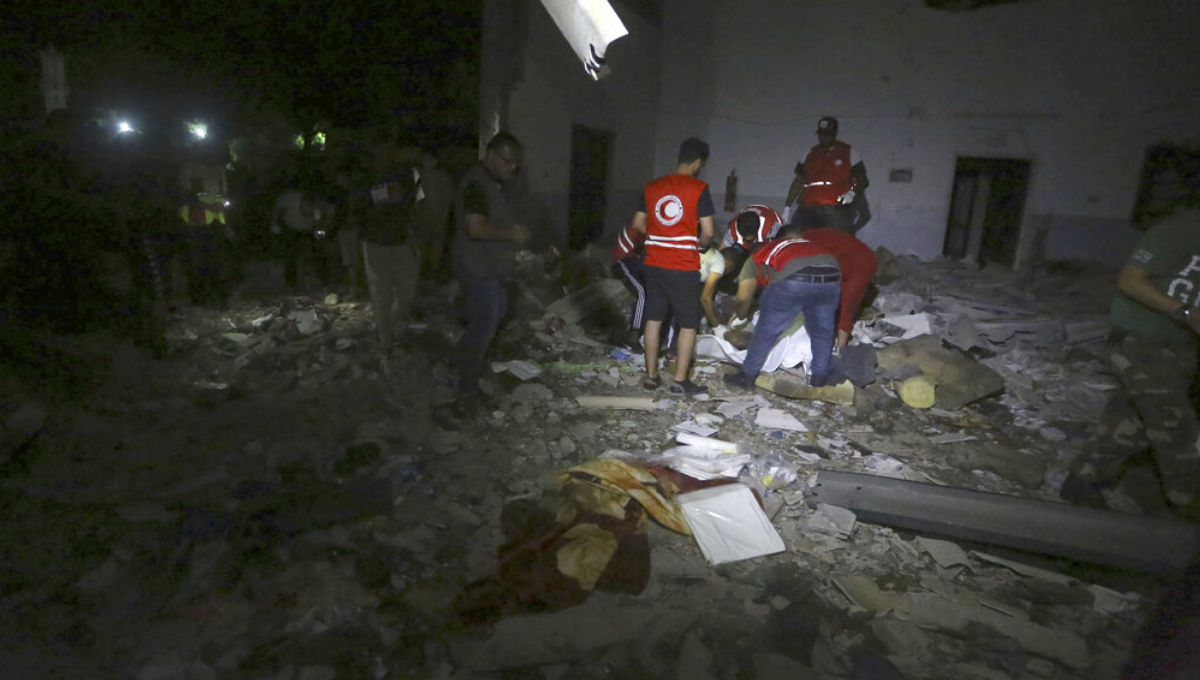 Airstrike hits migrant detention center in Libya, 44 killed