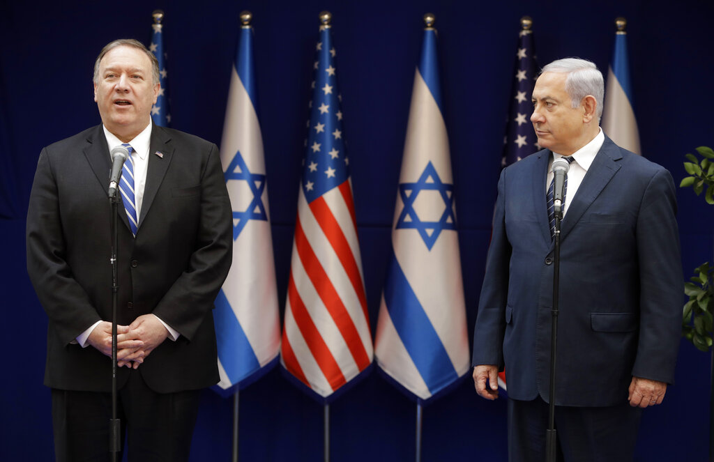Pompeo seeks to reassure Israel amid Syria turmoil