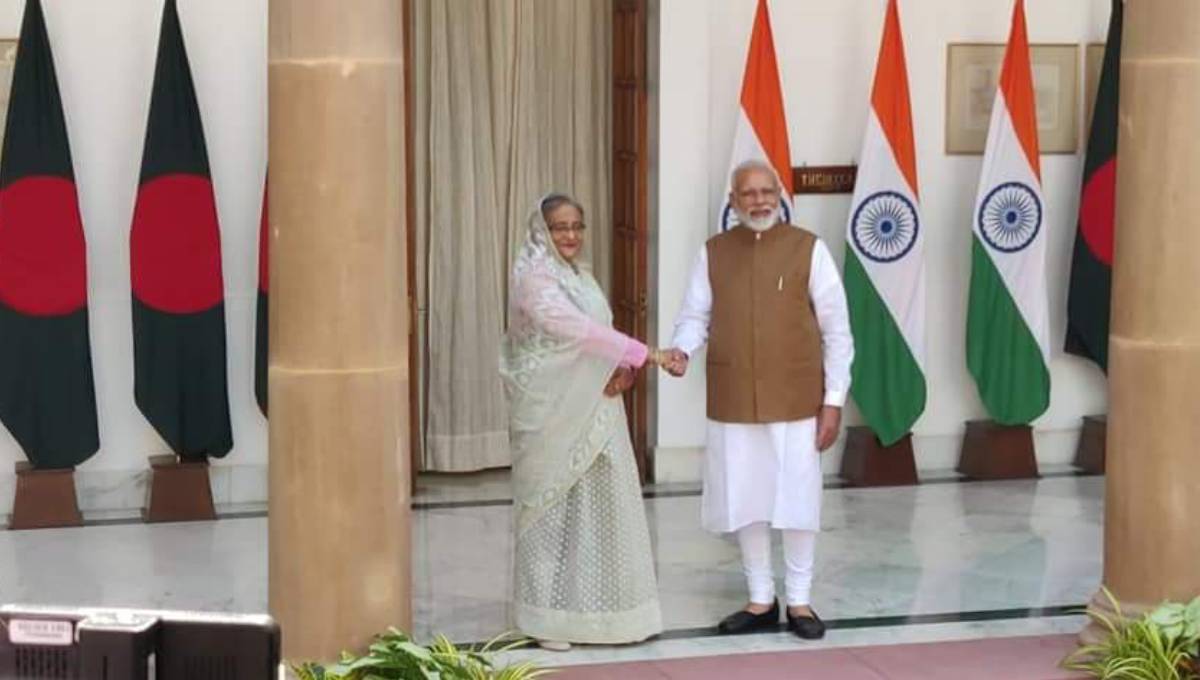 Hasina-Modi talks begin in New Delhi
