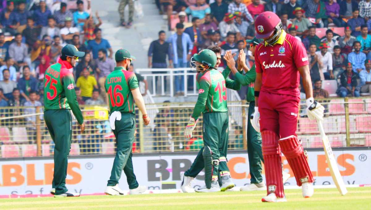 Bangladesh outplay Windies in last match to clinch ODI series
