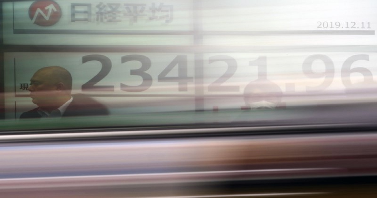 US stocks open mixed on reports Trump might delay tariffs