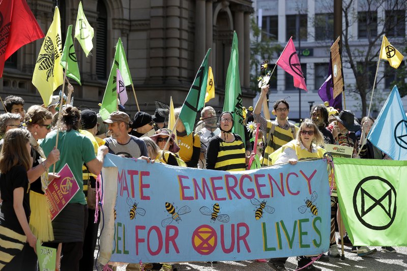 Climate activists block roads, protest in Australian cities