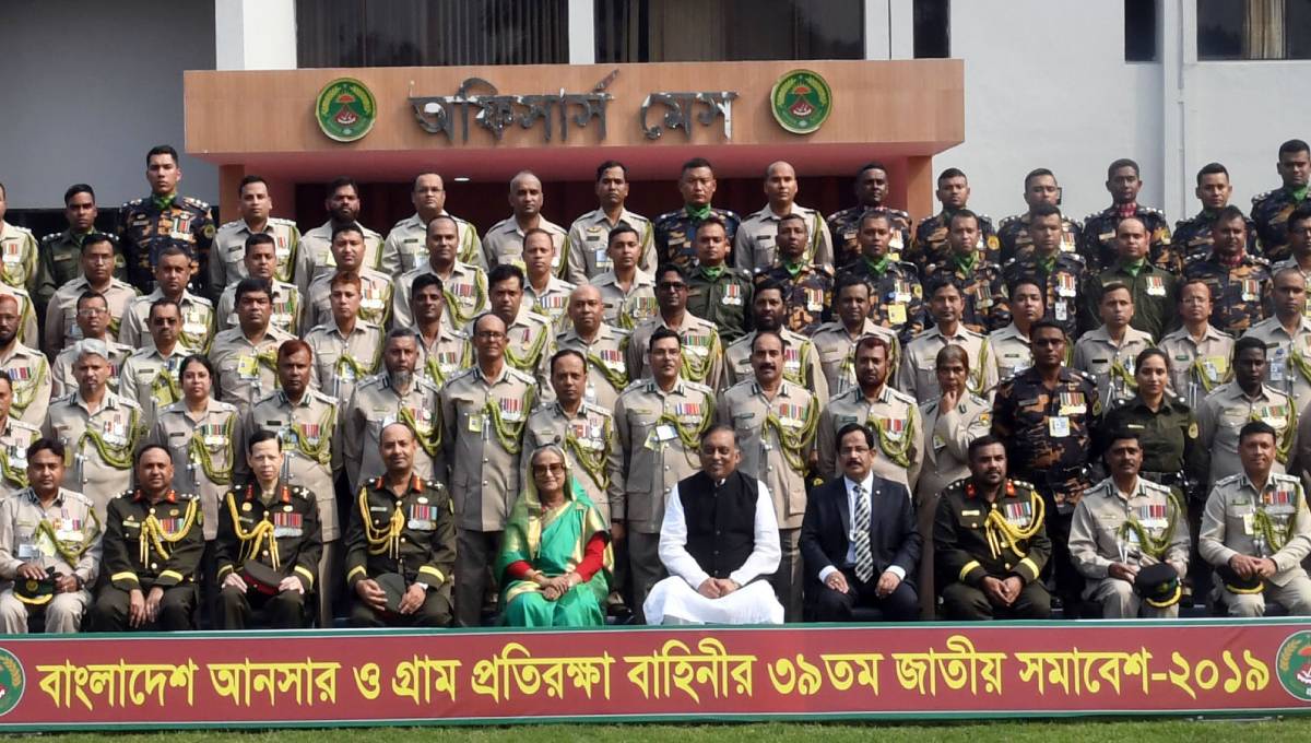 Stay alert against drugs, militancy, terrorism: PM to Ansar, VDP