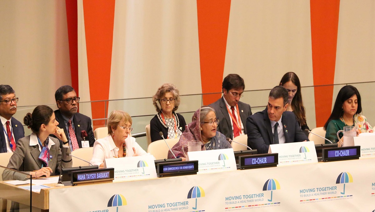 PM seeks effective collaboration to achieve Universal Health Coverage